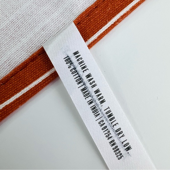 Anthropologie Brown Orange All You Knead Is Love Bread Dish Tea Kitchen Towel - Picture 11 of 12